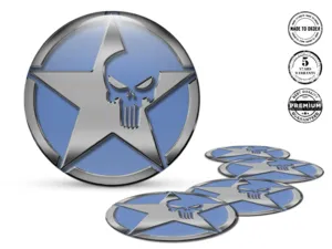 Sticker on rims Custom Look Superior Dome for Cars